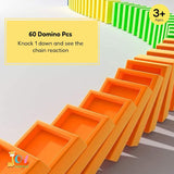 Train Toy Domino Set for Kids ? BPA-Free Plastic with Sound Effects�